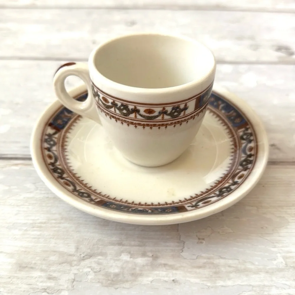 Scammells Trenton China Teacup & Saucer Set Tea Accessories Cup & Plate